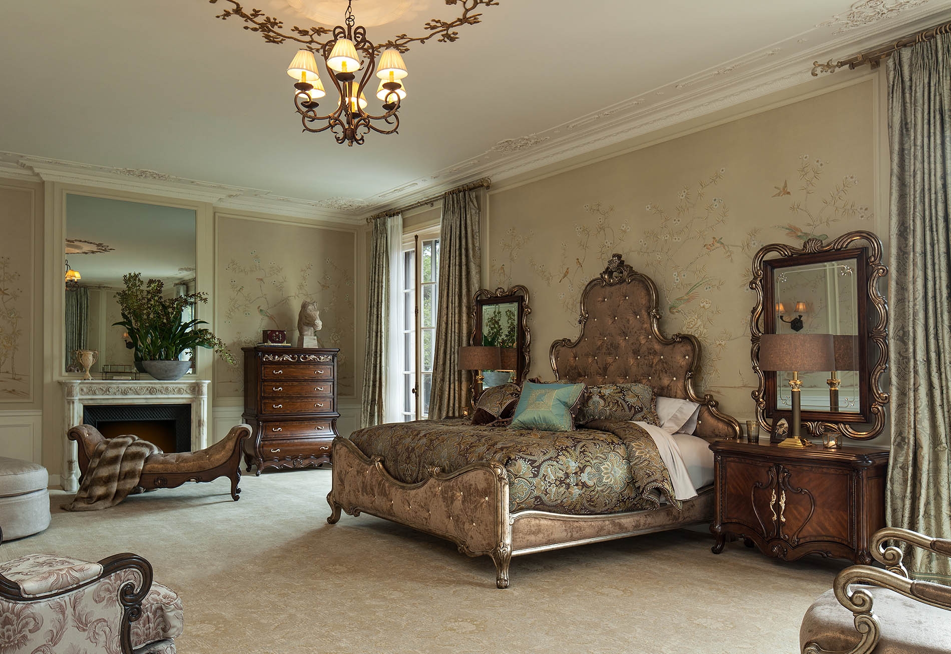 Platine de Royale-Lt. Espresso Bedroom by Aico